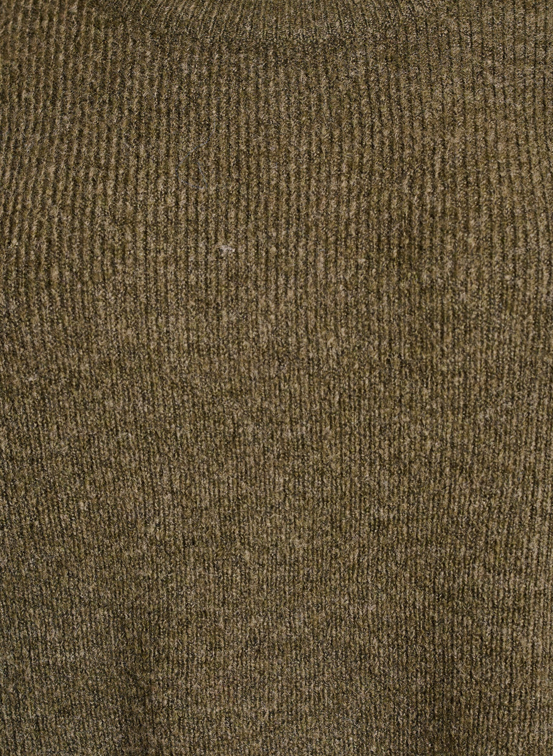ZizzifashionMelange knit blouse with round neck, Green, Packshot image number 2