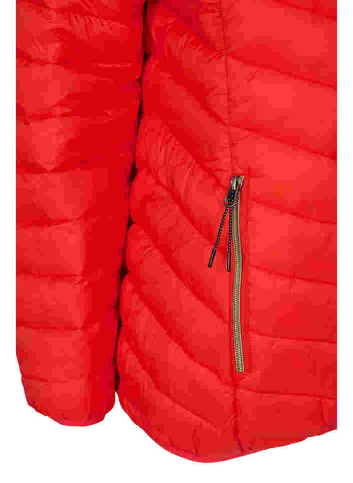 Lightweight jacket with hood, Fiery Red, Packshot image number 3