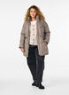 Water-repellent puffer jacket with hood, Beige, Model image number 1