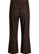 Trousers with a wavy texture, Brown, Packshot image number 1
