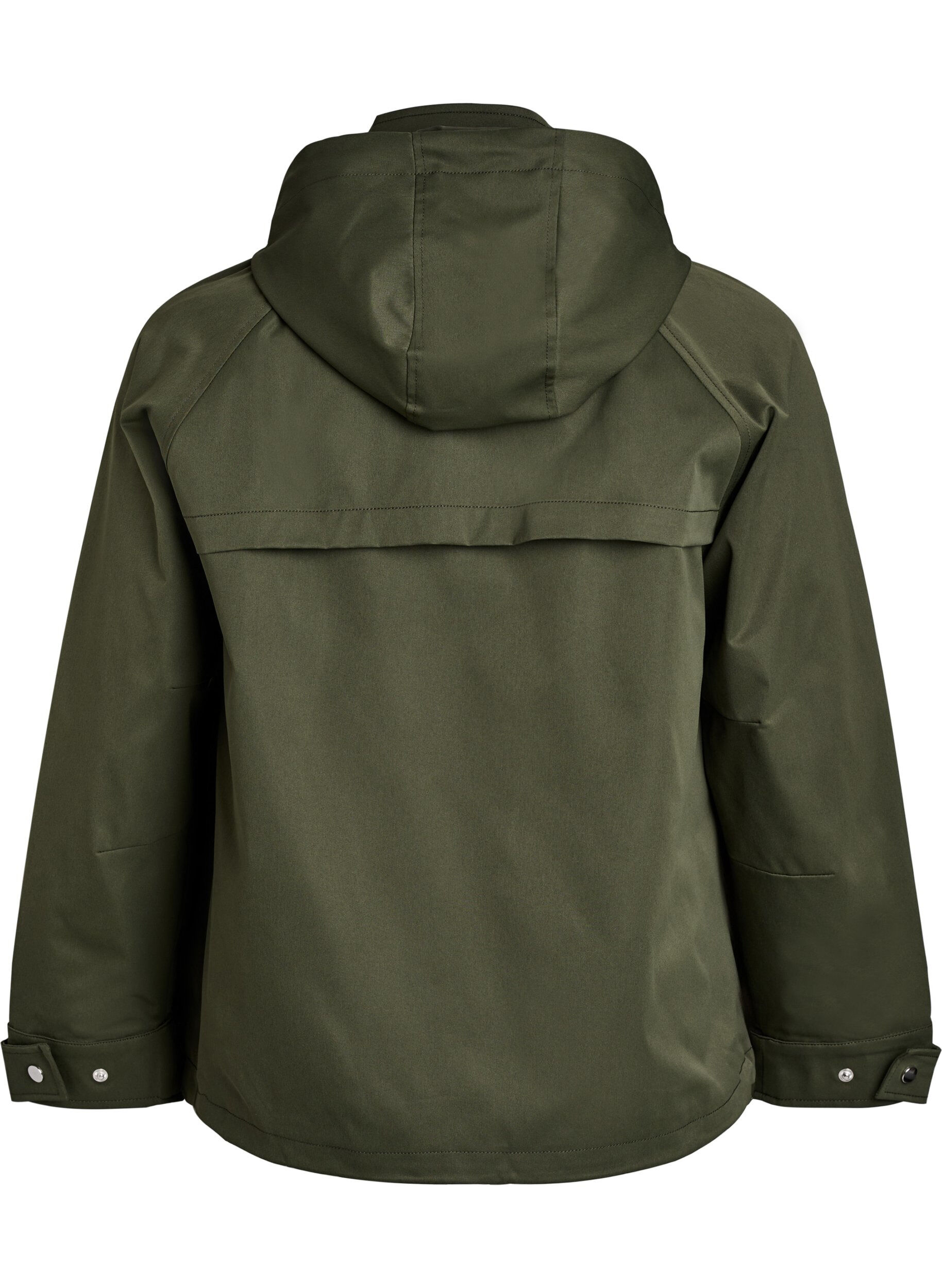 Zizzifashion Short spring jacket with a detachable hood, Green, Packshot image number 1
