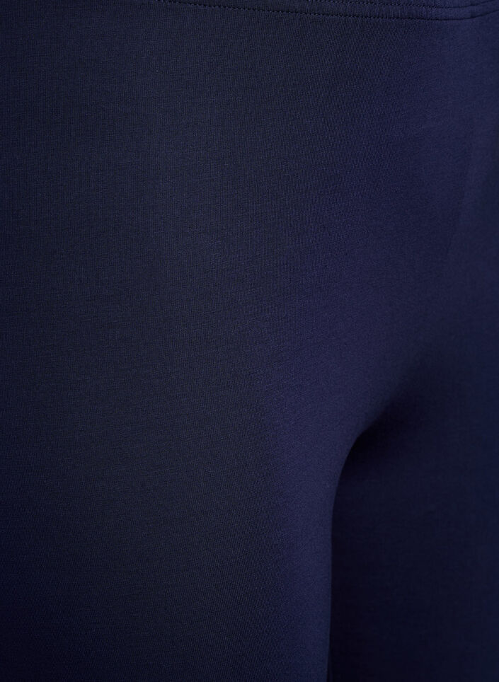 Basic leggings with extra length, Blue, Packshot image number 2