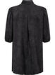 Corduroy dress with 3/4 sleeves and buttons, Black, Packshot image number 1