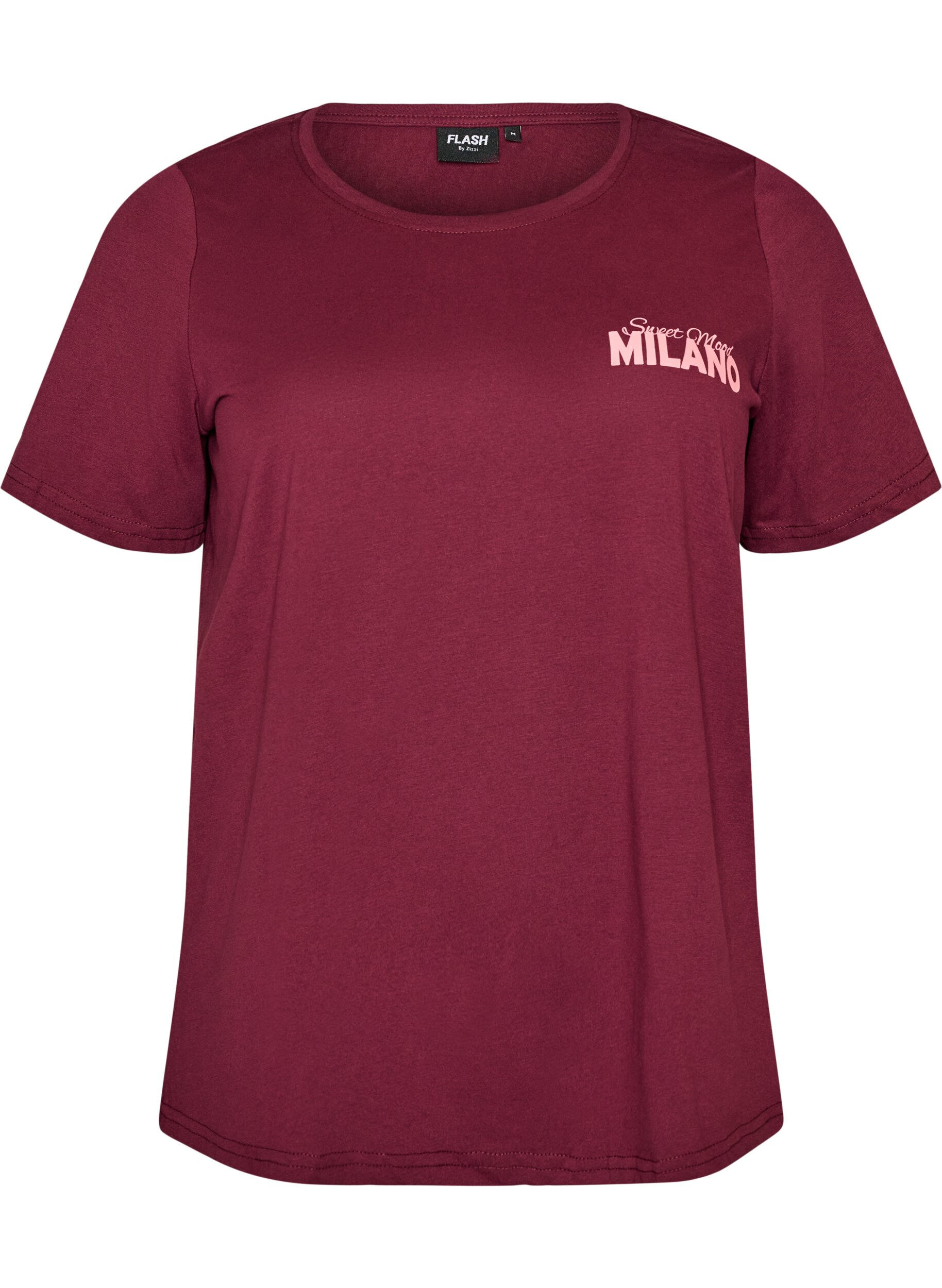ZizzifashionT-shirt with motif, Red, Packshot image number 0