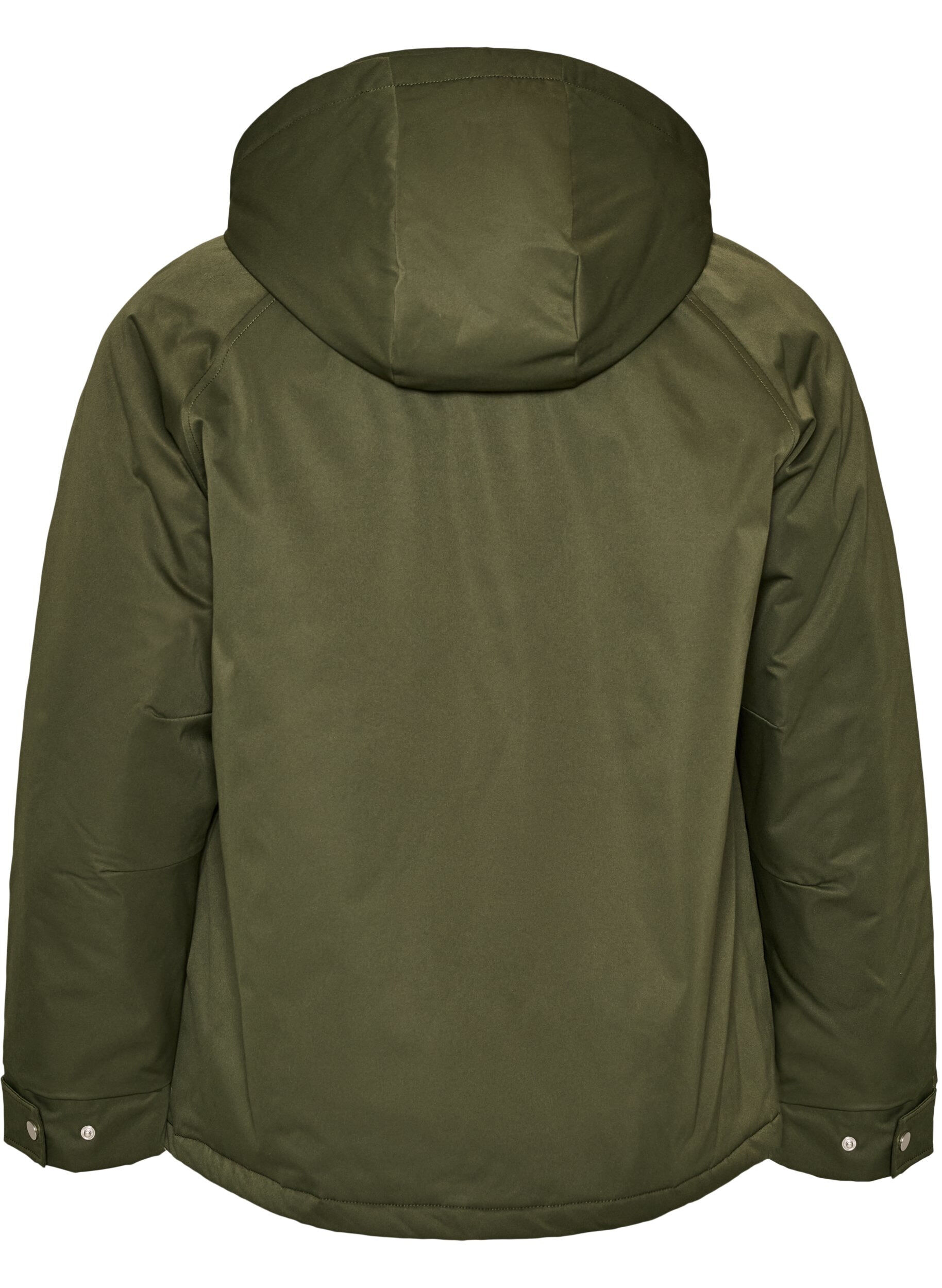 ZizzifashionPadded parka with a detachable hood, Green, Packshot image number 1