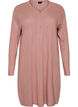 Nightgown in organic cotton with eyelet embroidery, Rose, Packshot image number 0