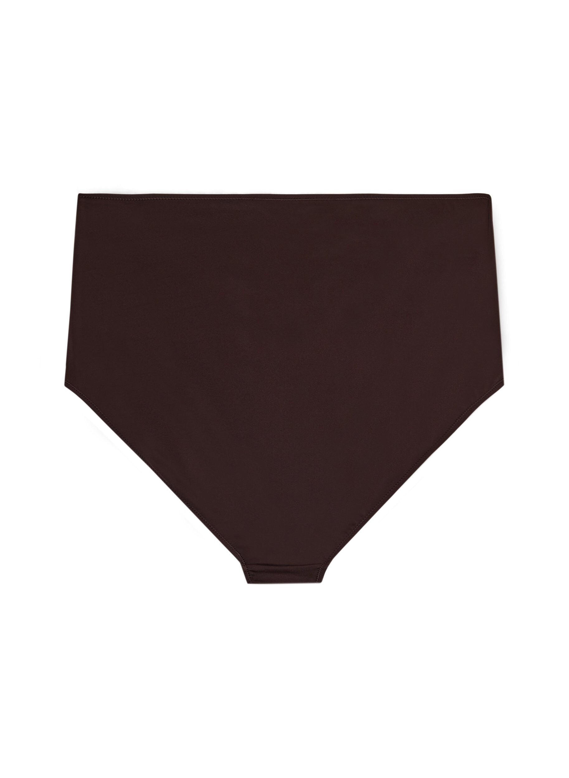 Zizzifashion High waisted bikini bottom, Brown, Packshot image number 1