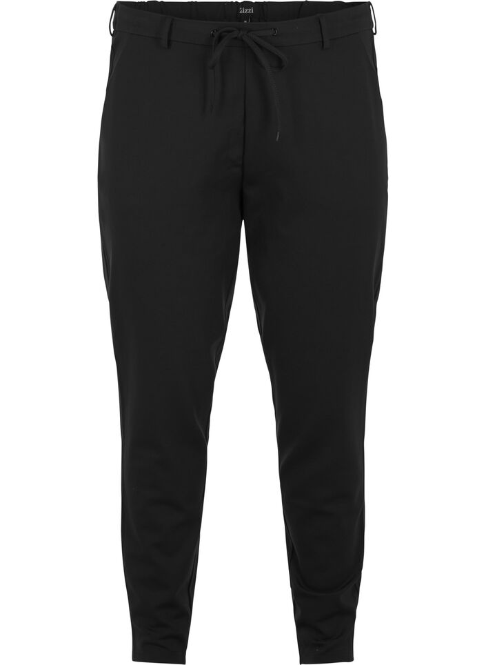 Cropped Maddison trousers, Black, Packshot image number 0