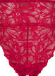 Lace thong with a regular waist, Red, Packshot image number 2