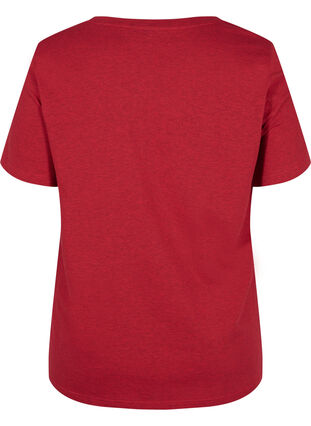 Cotton t-shirt with print, Chinese Red Arisona, Packshot image number 1