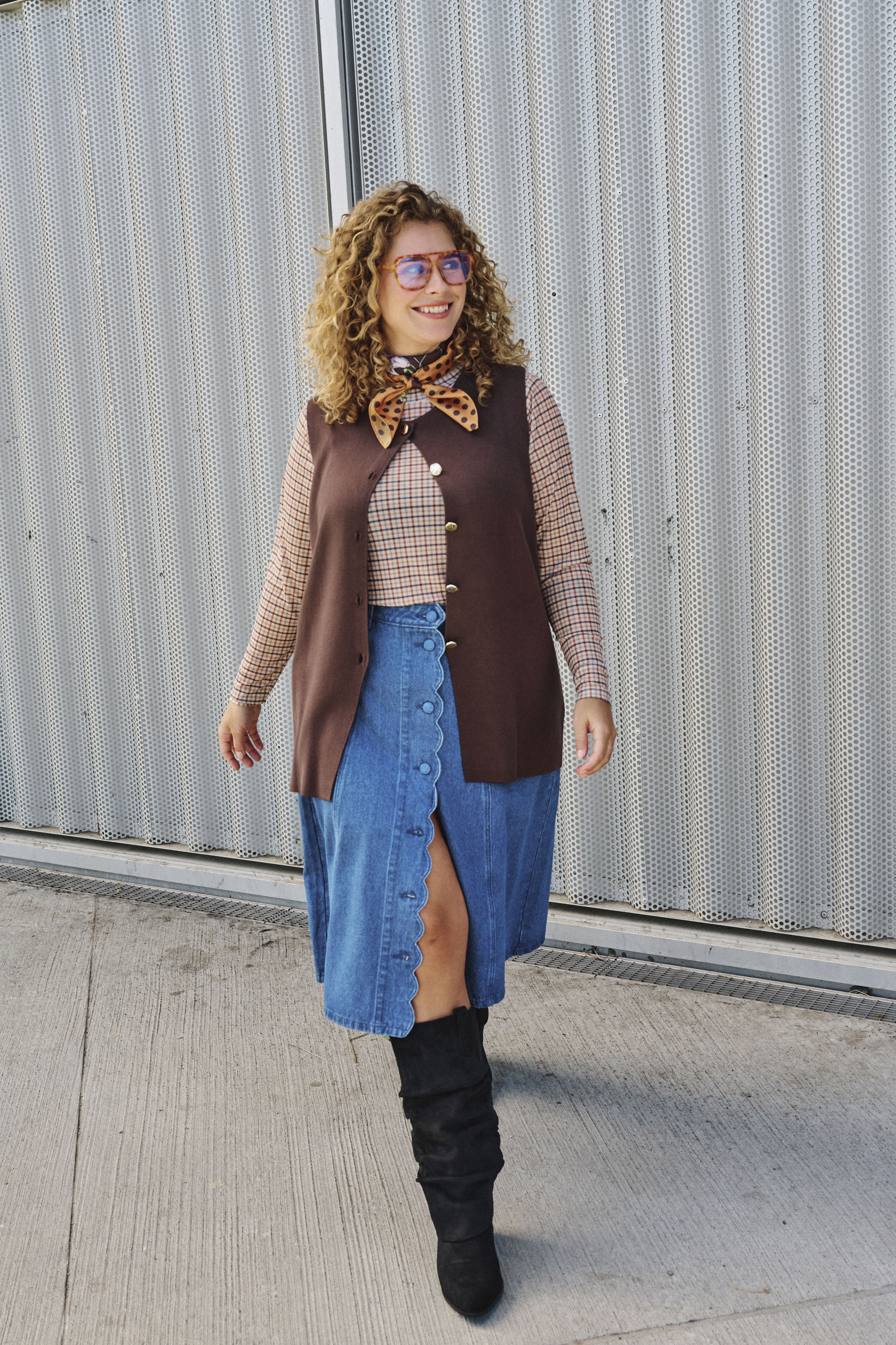 ZizzifashionRetro chic in earthy tones, , Model