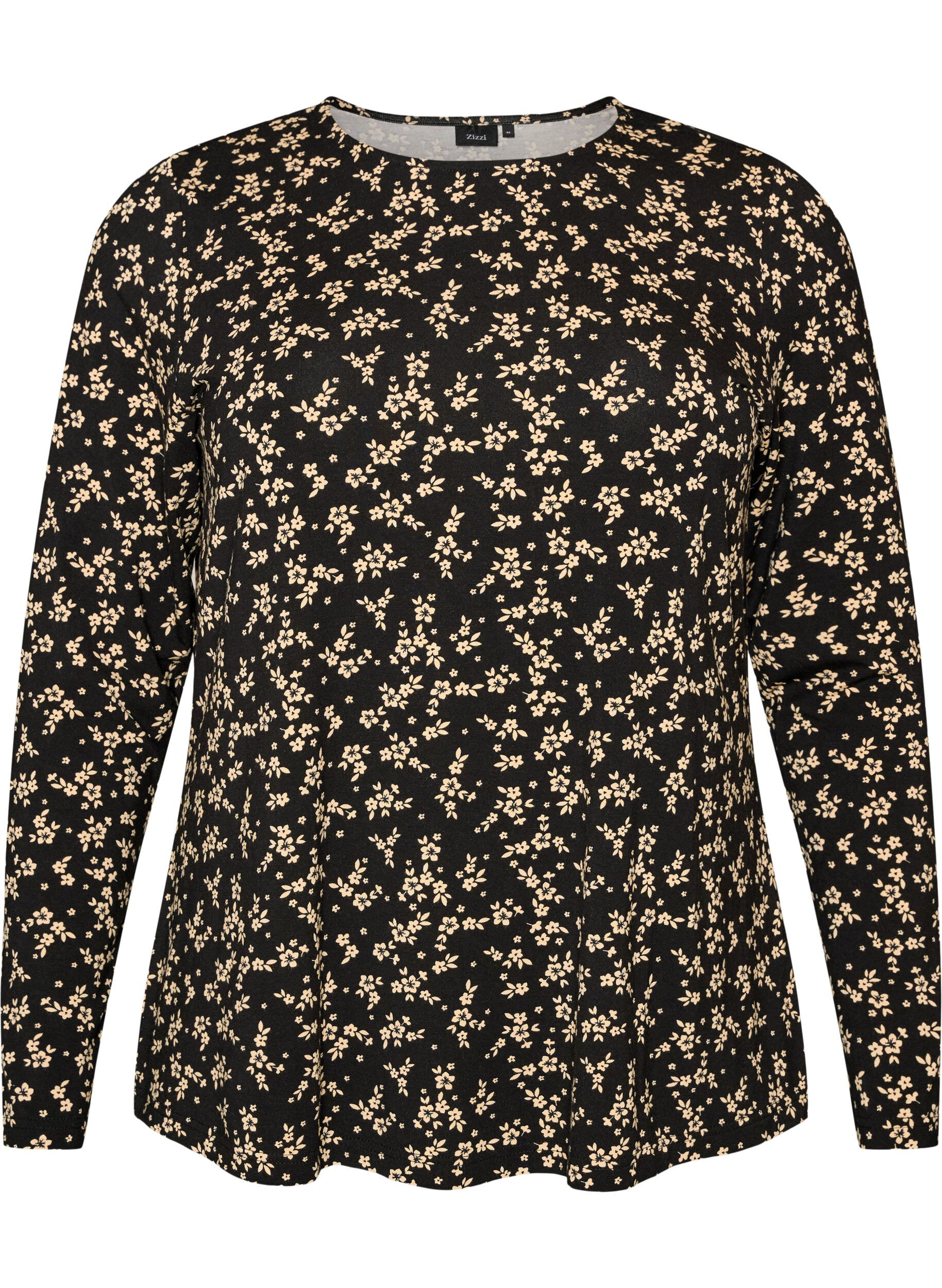 ZizzifashionLong-sleeved blouse, Black, Packshot image number 0