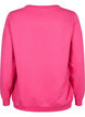 Sweatshirt with text, Fuchsia P. W. Reset, Packshot image number 1