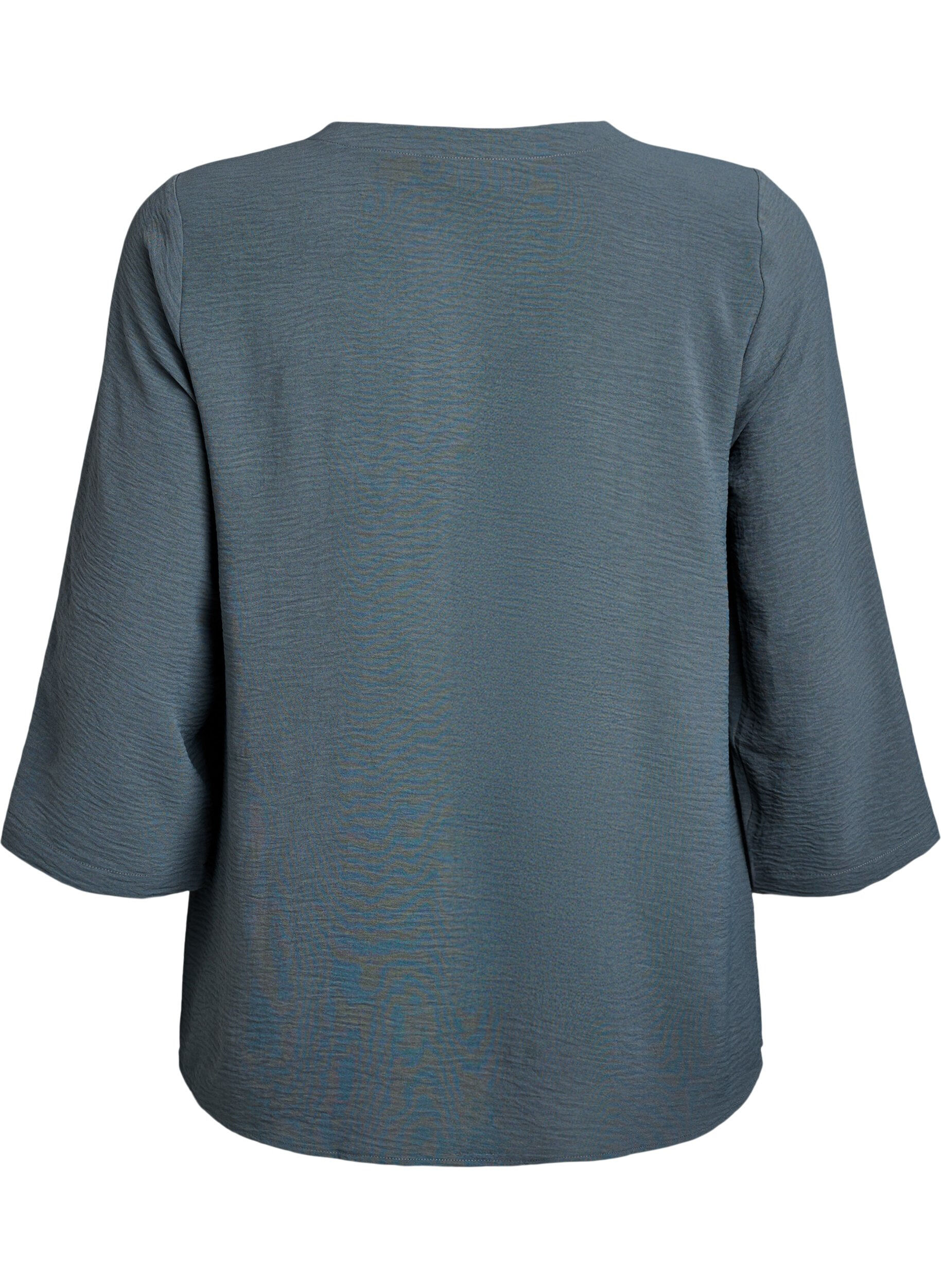 ZizzifashionBlouse with 3/4 sleeves, Green, Packshot image number 1