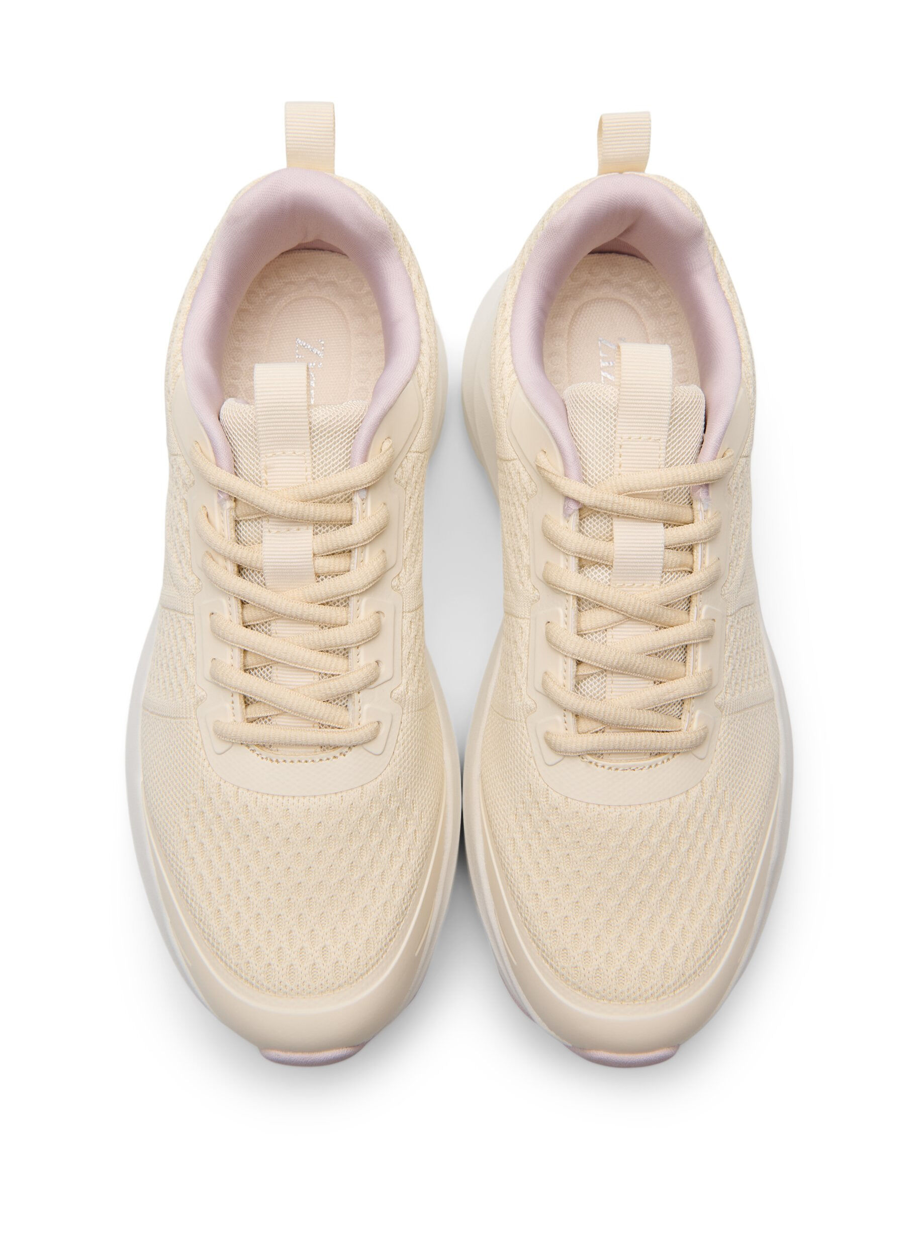 Zizzifashion Wide fit - Comfort sneakers with shock-absorbing sole, Beige, Packshot image number 2