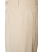High-waisted Bermuda shorts in linen and viscose, Beige, Packshot image number 2