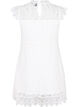 Sleeveless lace dress, Bright White, Packshot image number 1