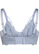 Full-coverage bra with lace and string details, Light Blue, Packshot image number 1
