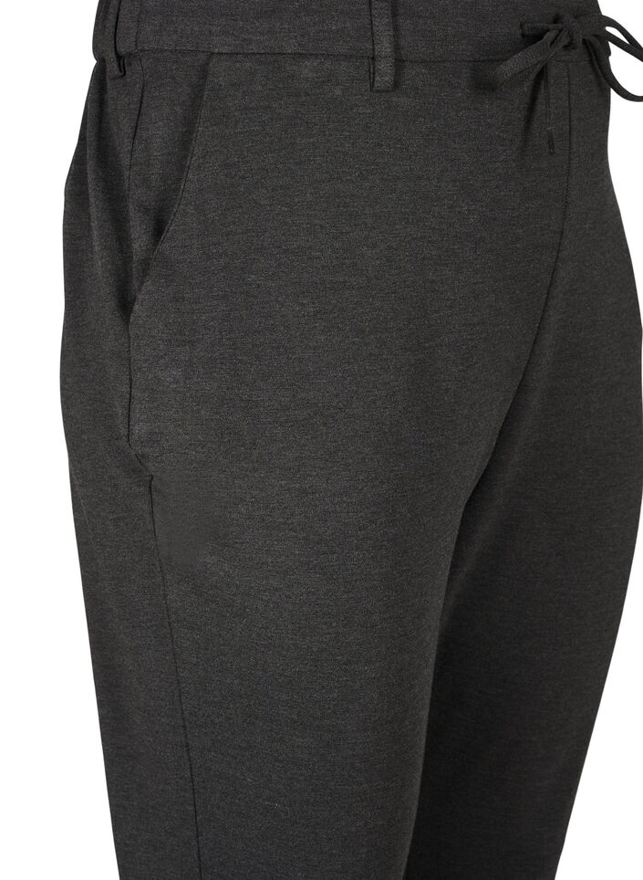 Cropped Maddison trousers, Dark Grey, Packshot image number 2
