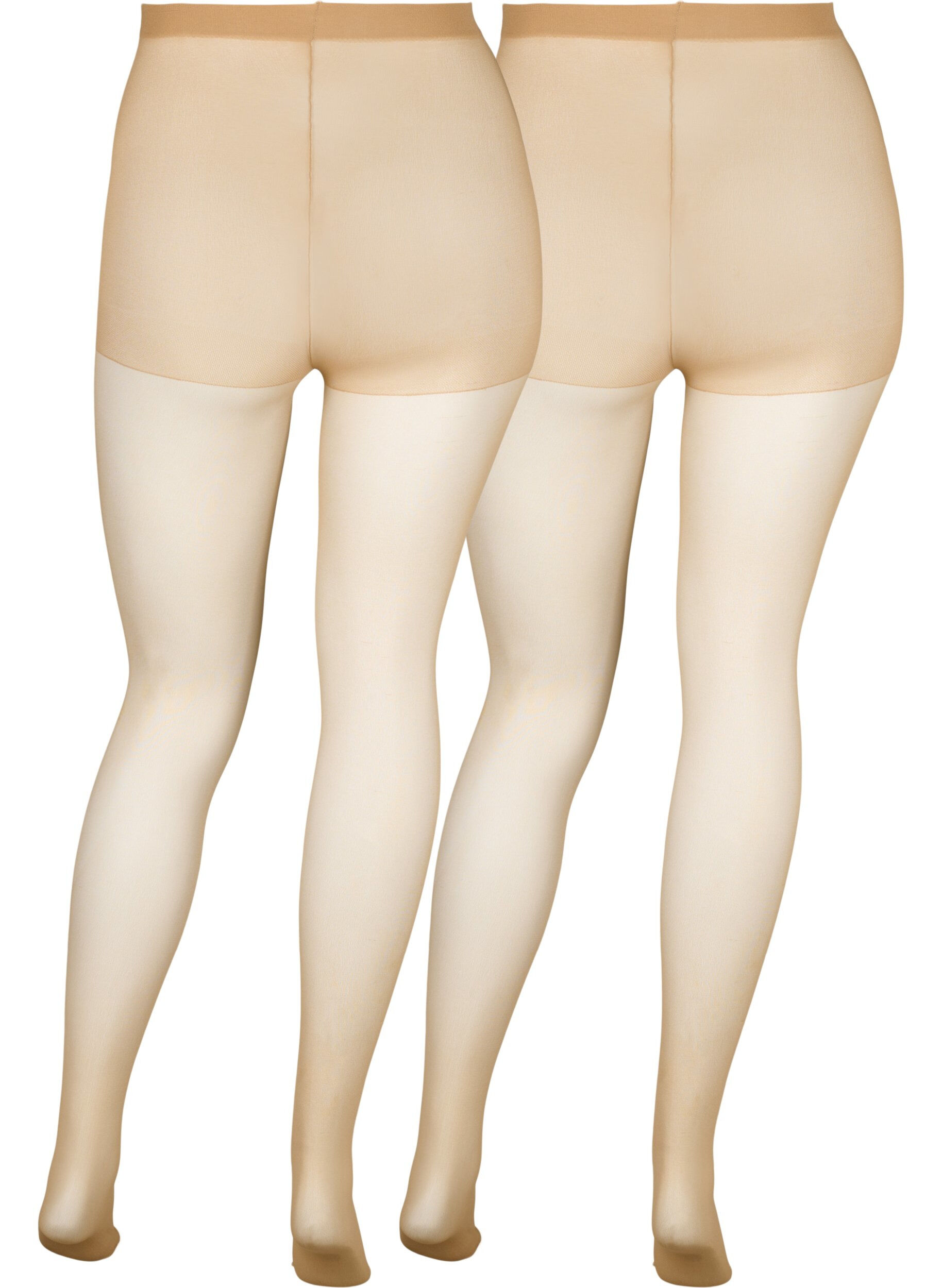 Zizzifashion2-pack tights in 20 denier, Clear, Packshot image number 1