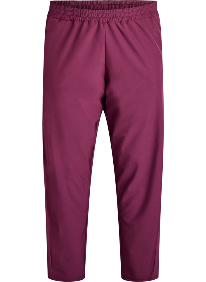 Lightweight training trousers with pockets, Red, Packshot image number 0