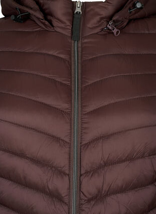 Lightweight jacket with pockets and detachable hood, Black Coffee, Packshot image number 2