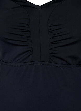 Swimsuit with drapes, Black, Packshot image number 2