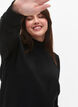 Viscose blouse, Black, Model image number 2