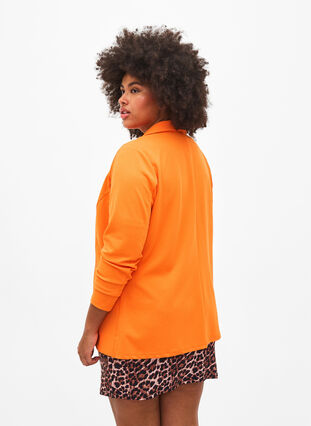 Blazer with pockets, Vibrant Orange, Model image number 1