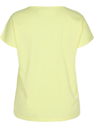 Cotton mix t-shirt, Pale Banana, Packshot image number 1