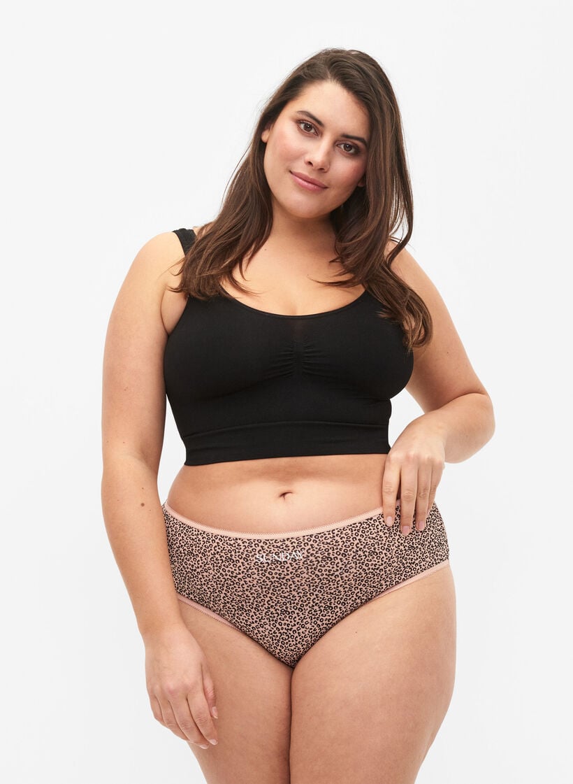 7-pack briefs with regular waist, Blue Multi Pack , Model image number 0