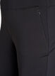 Stylish workout trousers with a slight flare, Black, Packshot image number 2