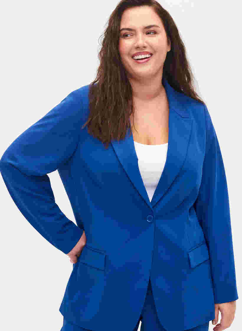 Classic blazer with pockets, Surf the web, Model image number 2
