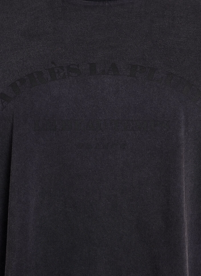 Short T-shirt with a loose fit, Grey, Packshot image number 2