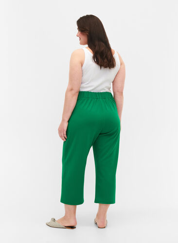 7/8 pants with loose fit, Jolly Green, Model image number 1