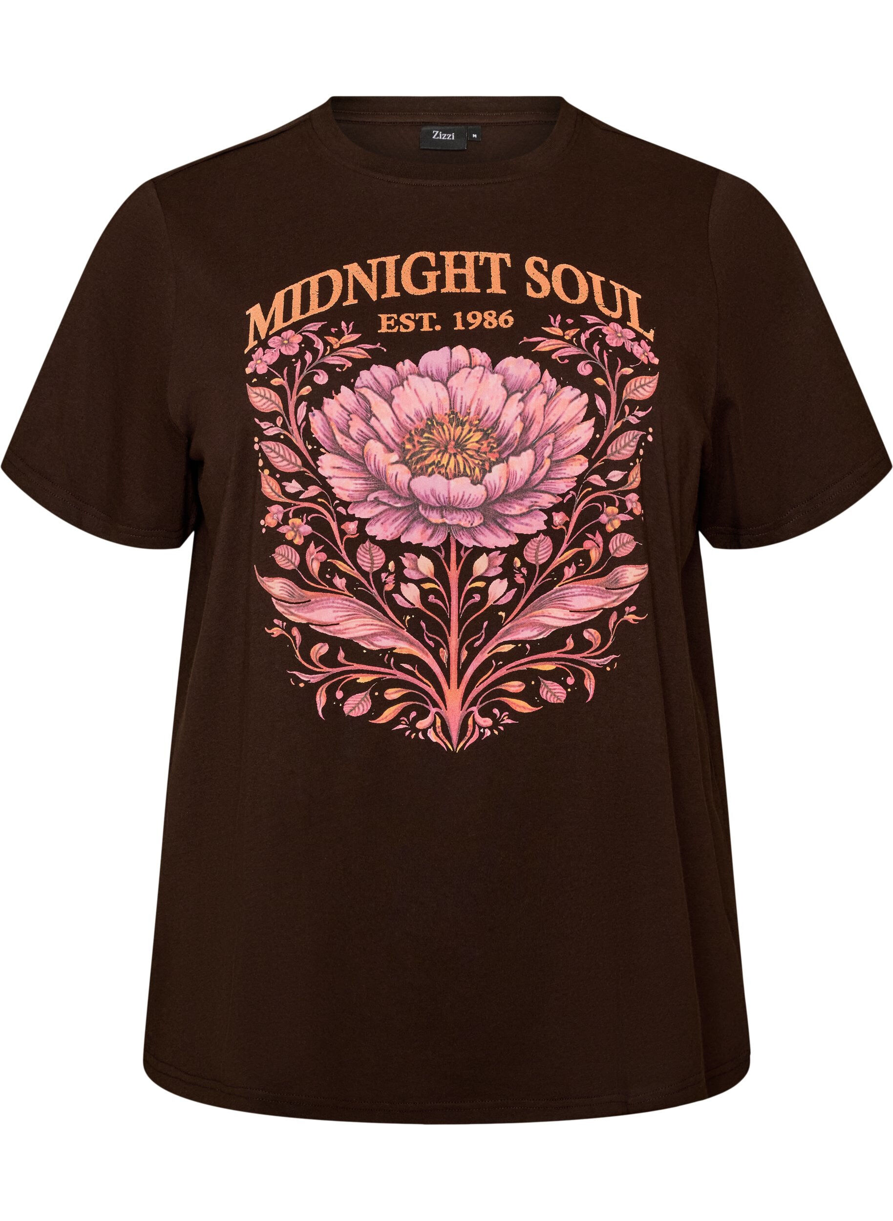 Organic cotton T-shirt with front print