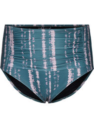 Extra high-waisted bikini bottom with print, Tie Dye AOP, Packshot