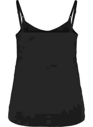 Maternity top with breastfeeding function, Black, Packshot image number 1