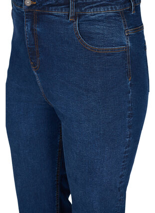 	 Regular fit Megan jeans with extra high waist, Blue denim, Packshot image number 2