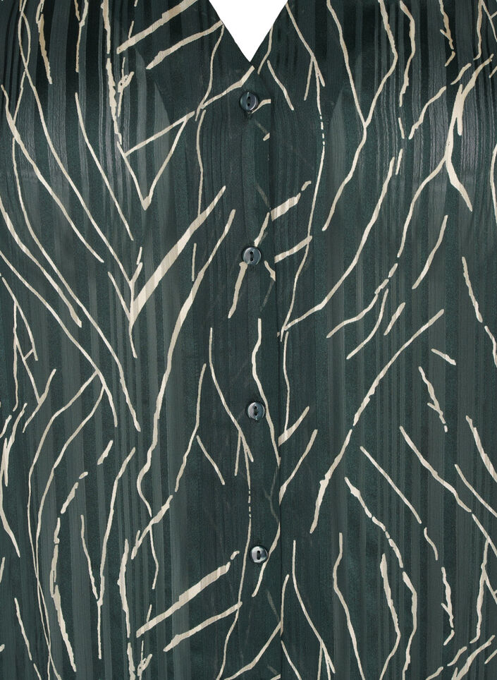 Long-sleeved shirt with buttons, Green, Packshot image number 2