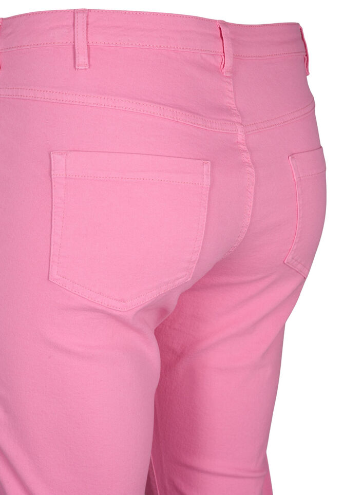 Close-fitting Emily capri trousers, Rosebloom, Packshot image number 3