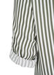 FLASH - Striped shirt with rolled-up sleeves, Green, Packshot image number 3