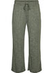 Jersey trousers with wide legs and pockets, Green, Packshot image number 0