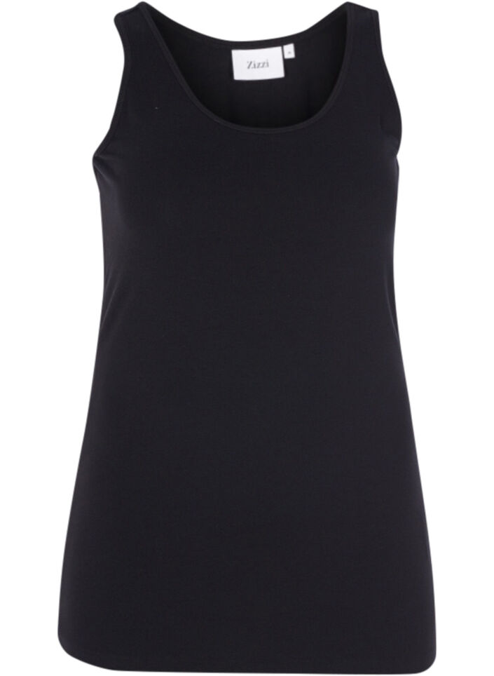 Basic top, Black, Packshot image number 0