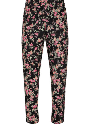 Pyjama bottoms , Black Pink Oran Flow, Packshot image number 1