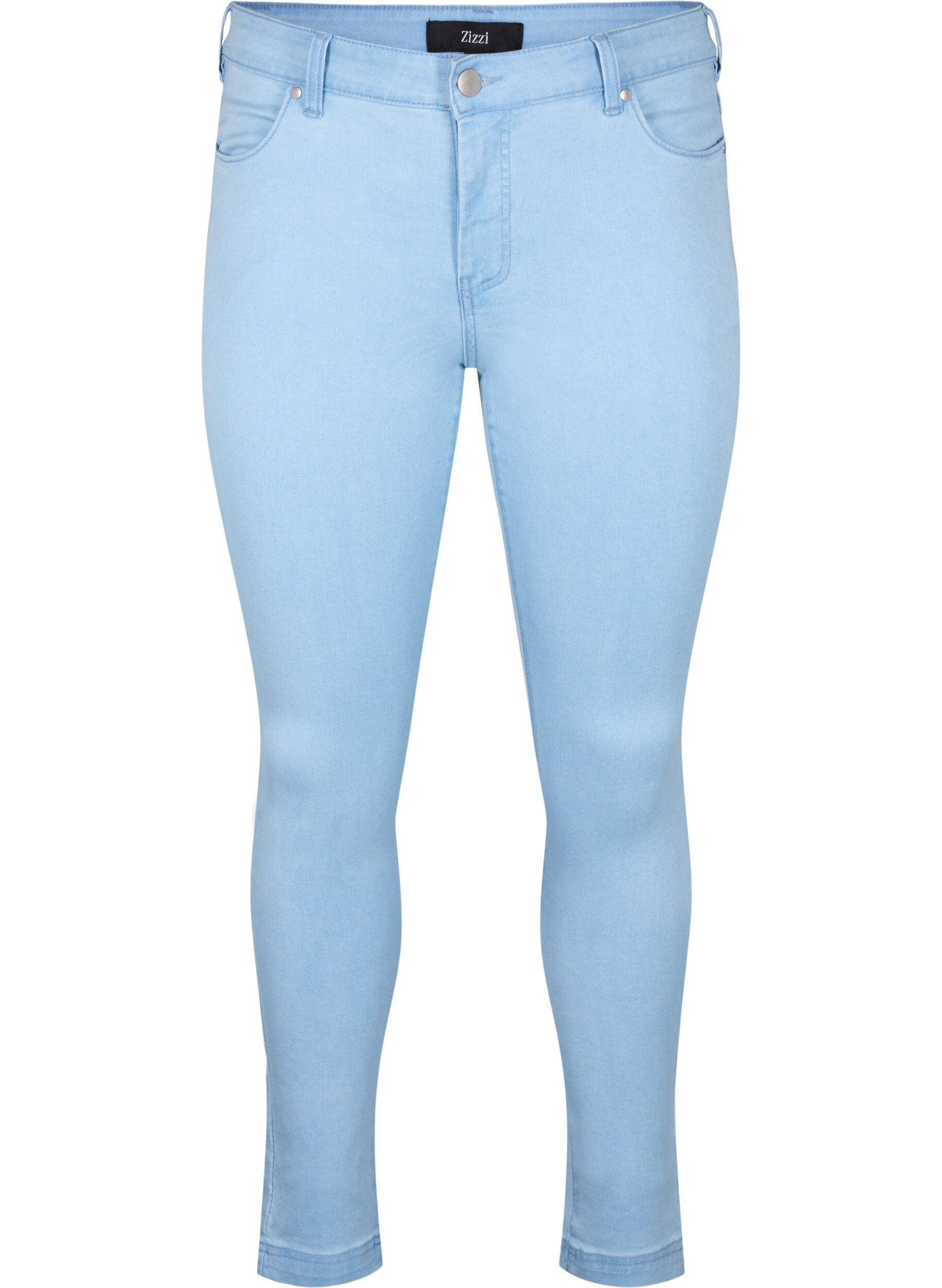 Zizzifashion Viona regular waist jeans, Light Blue, Packshot image number 0