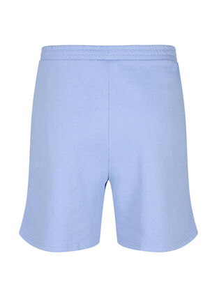 Sweat shorts with text print, Blue Heron, Packshot image number 1
