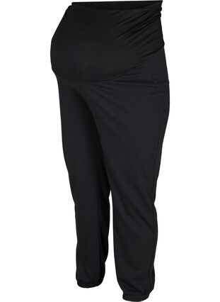 Maternity sweatpants, Black, Packshot image number 0