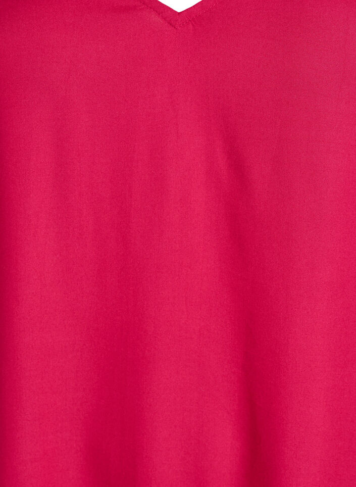 Beach dress in viscose with shoulder detail, Pink, Packshot image number 2