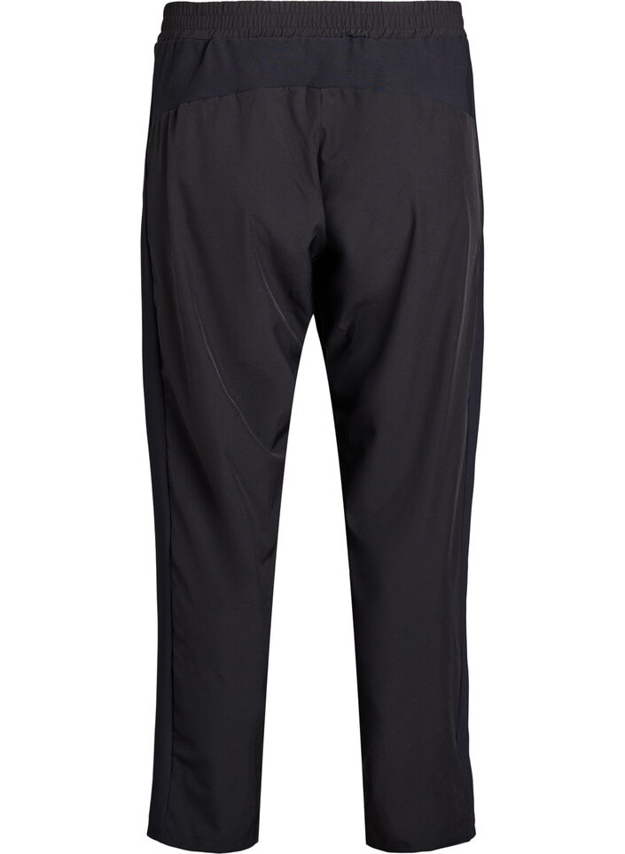 Lightweight training trousers with pockets, Black, Packshot image number 1